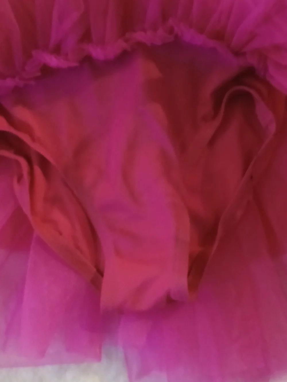 Weissman Hot Pink & Gold Sequin Tulle Tutu Dance Costume - NWOT - Small